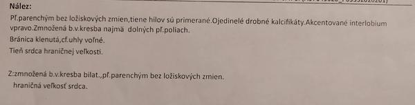 Vysvetlíte mi nález z RTG pľúc?