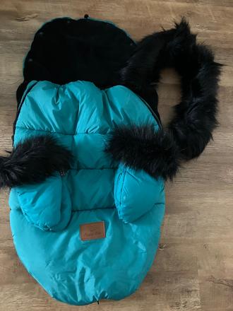 Zimný fusak do kočika + palčiaky, happybee