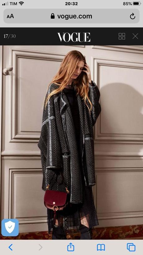 Chloe oversized vlneny kabát nový, xs