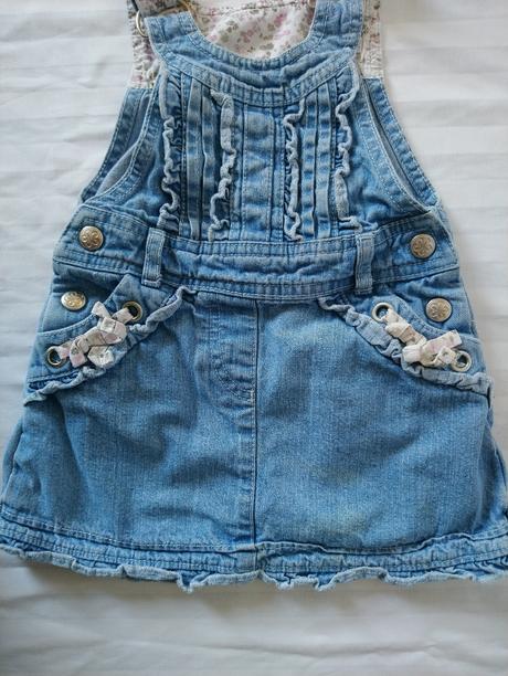 Dievčenská riflová šatová sukňa, george, george,80