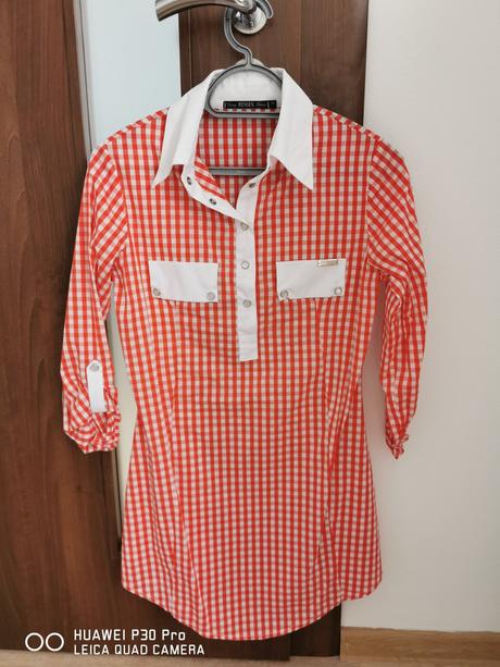 Dámska tenká blúzka, tunika, s