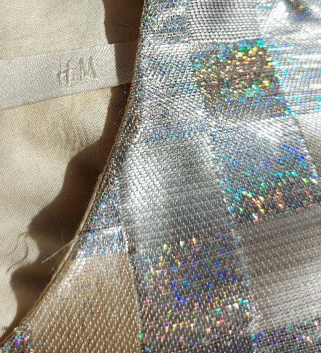 Lesklé spoločenské šaty, h&m,s