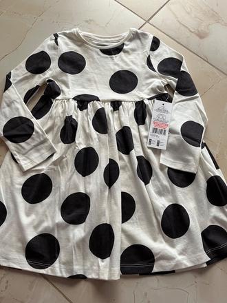Nové bodkované šaty, f&f,110