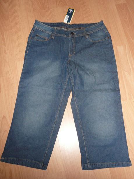 Nenosené riflové trištvrtáky s visačkou esmara, esmara,36