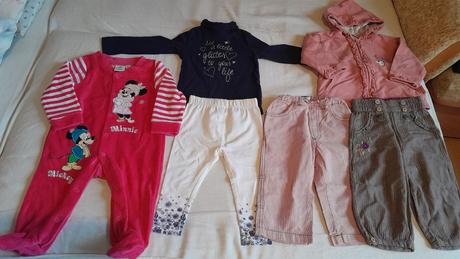 Balík oblečenia dievča 74-80, 68–80