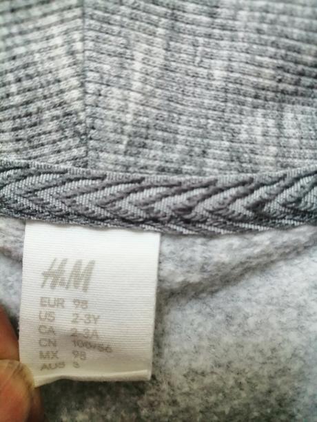 Svetrík pre chlapcov h&m, šedý vel. 98, h&m,98
