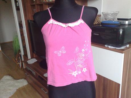 Tričko na ramienka pre slečnu na doma na 8/9rokov, 134