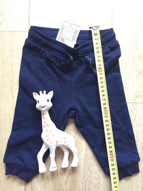 Tepláky značka hm úplne nové modré, h&m,68