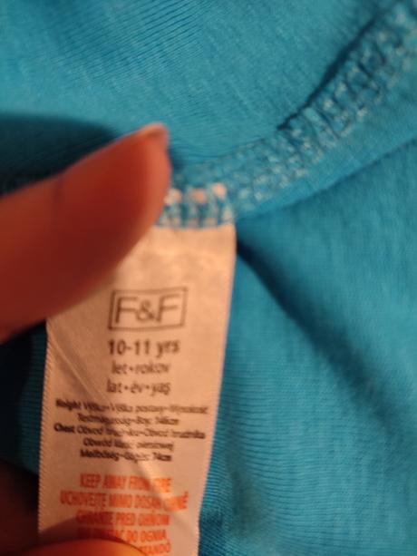 Tričko s dlhým rukávom, f&f,146