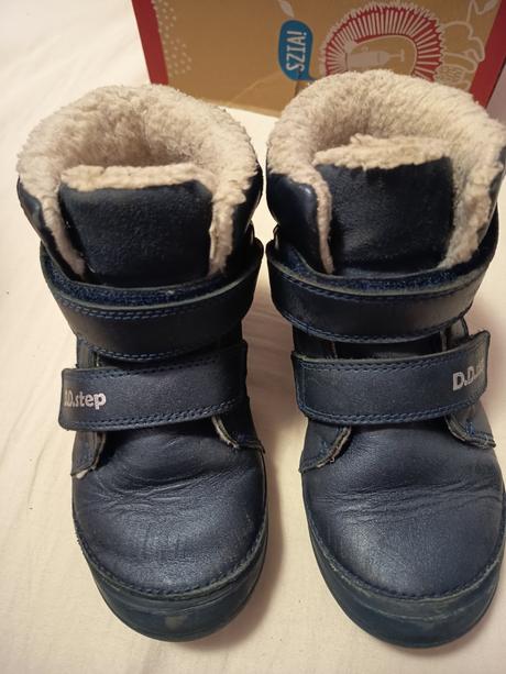 Zimné topánky dd step svietiace v tme, vd 19 cm, d.d.step,30
