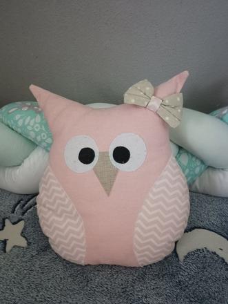 Vankúš sovička,