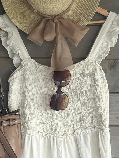 Ľanovo-bavlnený overal, h&m,s