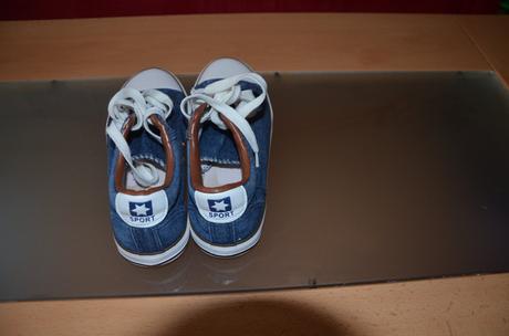 Plátenky - tenisky v.36 modré, 36