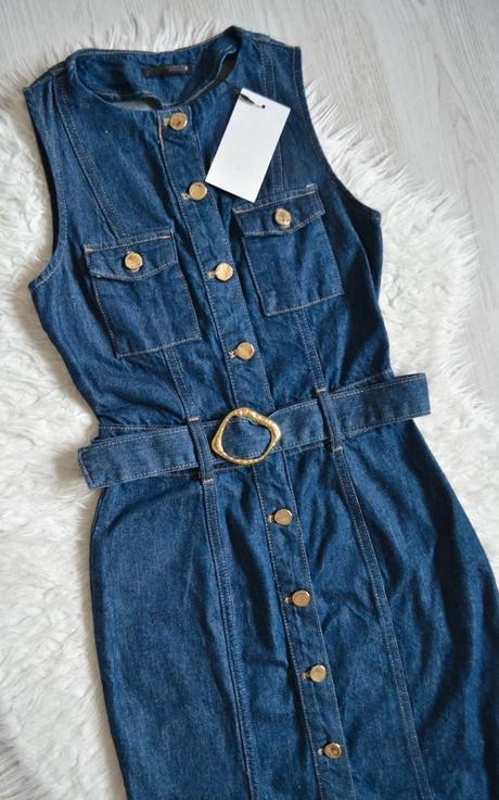 Elegatne riflove saty zara, zara,m