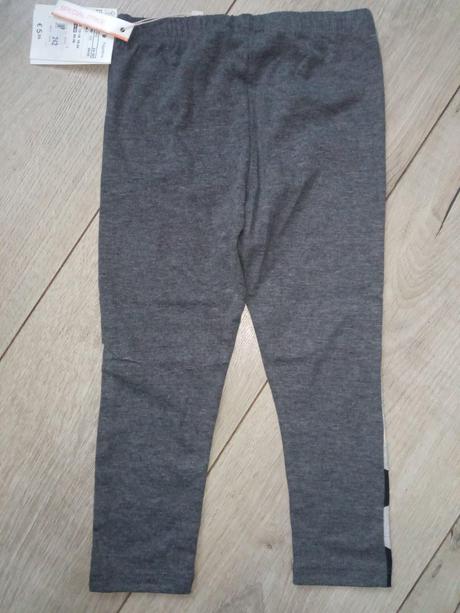 Dievčenské sivé legíny panda (24-30 mes.), fagottino,92