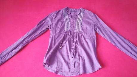 Fialová blúzka, s
