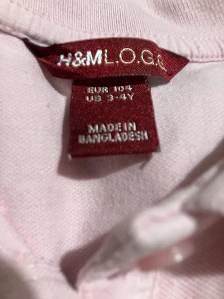 Šaty s límčekom, h&m,104