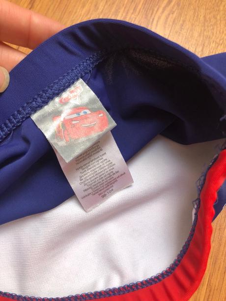 Plavky cars mc queen, disney,98