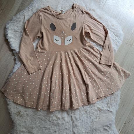 Točivé šaty srnka, h&m,92