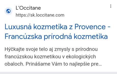 L'occitane prírodná kozmetika šampón gél mlieko my, 
