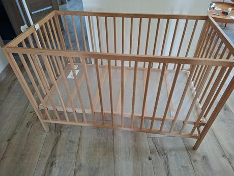 Detská postieľka ikea, šírka (cm): 65,dĺžka (cm): 120