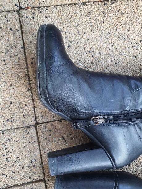 Kožené čižmy geox 38, geox,38