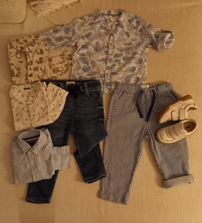 Nohavice paskate 86 mng, mango,86