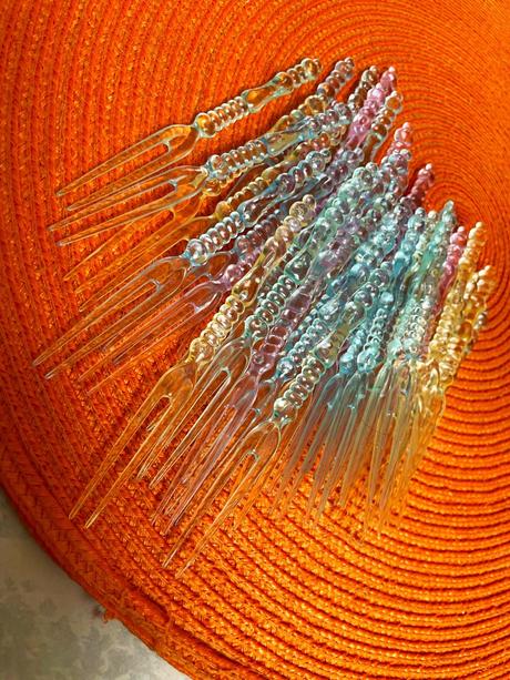 Perleťové napichovačky na očká, 