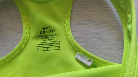 Neonova športová podprsenka., nike,s