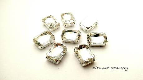 Našívacia aplikácia s lôžkom - 13 x 18 mm rôzne fa, 