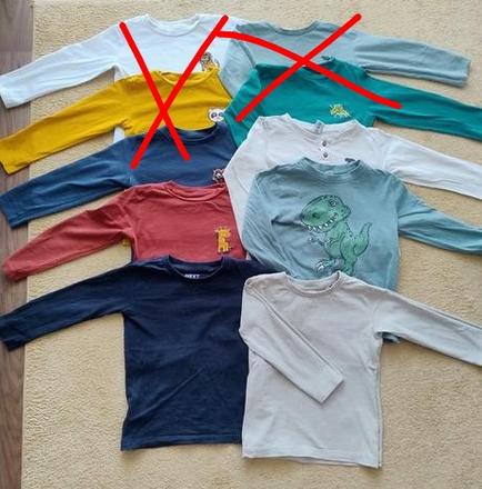Tričká s dlhým rukávom, next,98