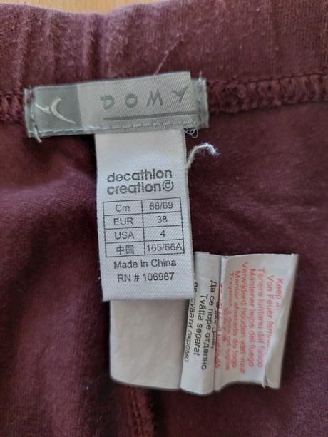 Dámske capri legíny m, decathlon,38