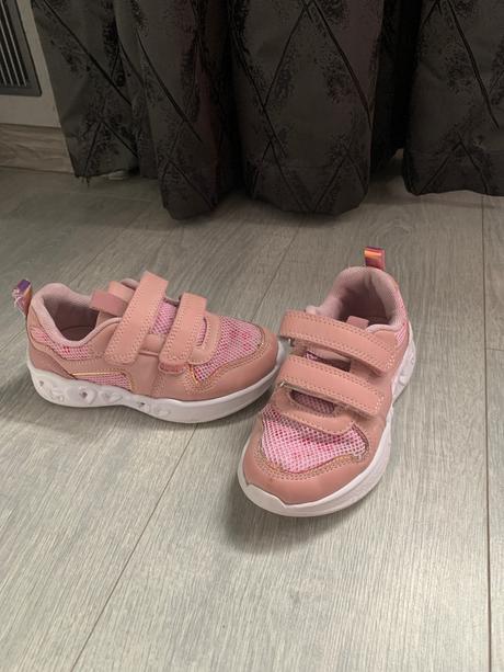 Blikajúce tenisky na suchý zips, lupilu,27