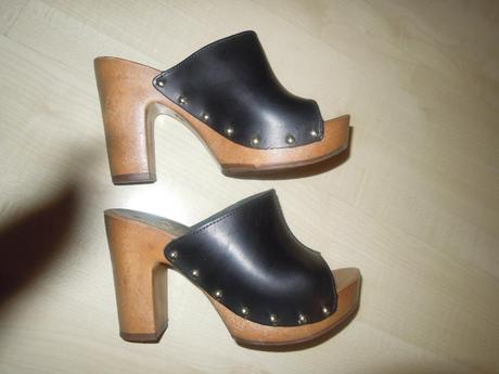 Čierne kožené vsuvky humanic 36, humanic,36