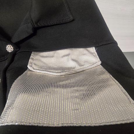 Ciernozlata bluzka hrubšia, xxl