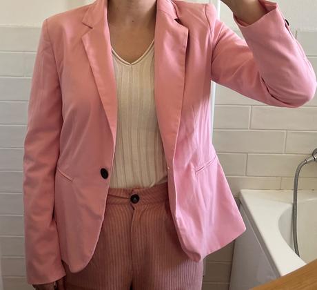 Bledoružové/marhuľové sako, zara, s/36, zara,s