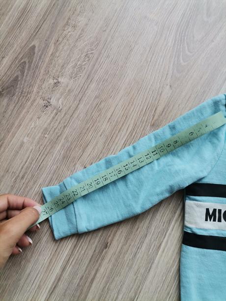 Chlapčenska mikina mickey bledomodrá, disney,80