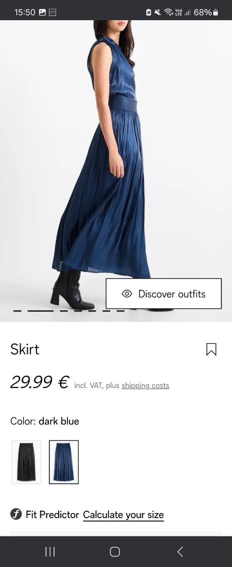 Spoločenská sukňa vel.34/36, c&a,s