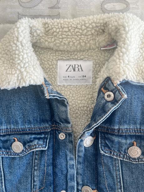 Oteplená rifľovka zara, zara,104