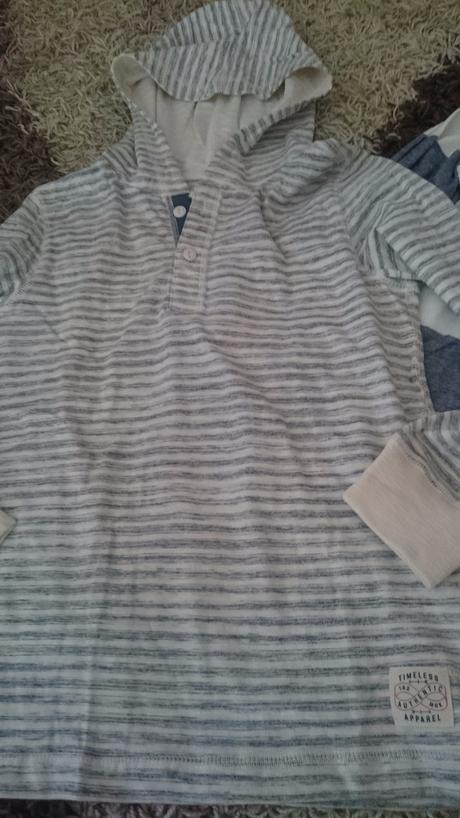 Mikino natelnik s kapucňou  8/10r., h&m,140