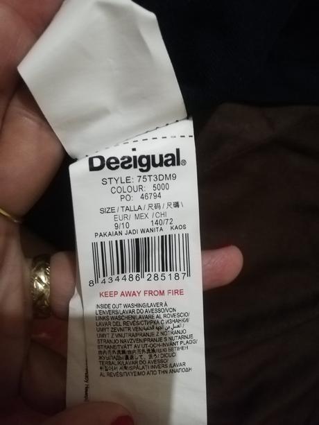 Meniace tričko s elsou, desigual,140