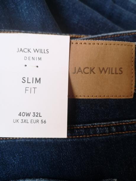 Jack wills pánske rifle veľkost 40w 32l, xxxl