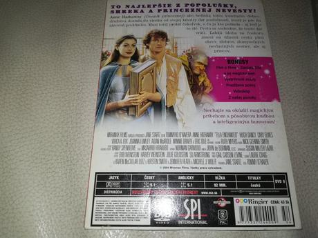 Dvd rozpravky, zakliata ella, rise hraciek,