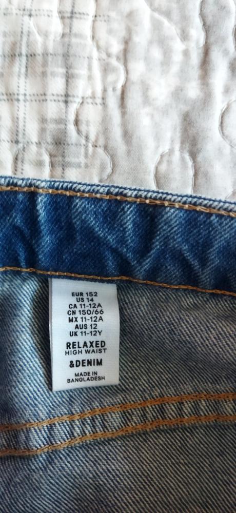 Riflové šortky, h&m,152