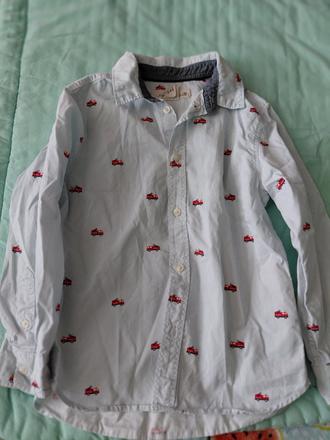 Košeľa-hasičské auto, h&m,122