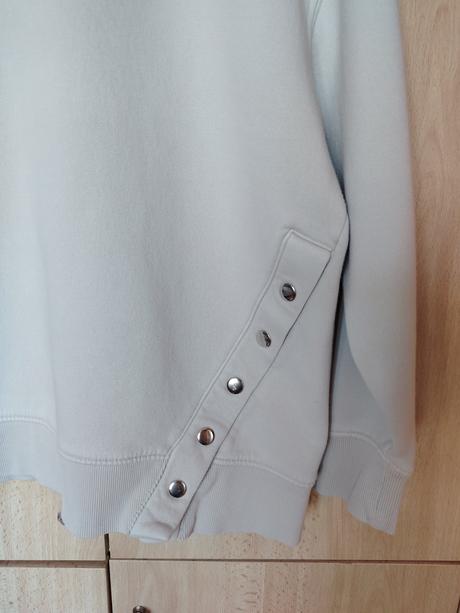 Oversize béžová mikina zara, zara,s