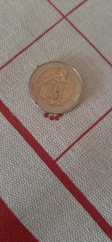 2 - eurová, obehová minca, 