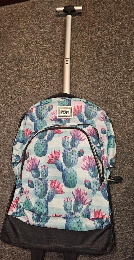 Školská taška - oh my pop - kabela kufor na kolies, 