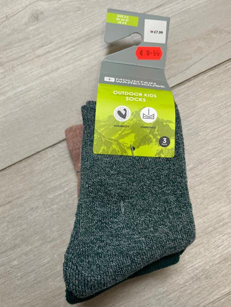 Teplé outdorové ponožky, mountain warehouse,34 / 35 / 36 / 37