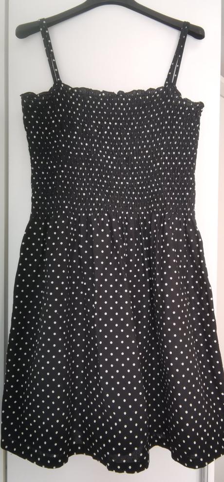 Letné bodkované šaty, h&m